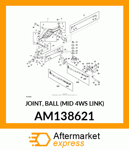 JOINT, BALL (MID 4WS LINK) AM138621