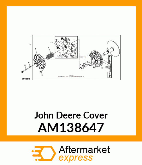 COVER, FAN, GAS AM138647