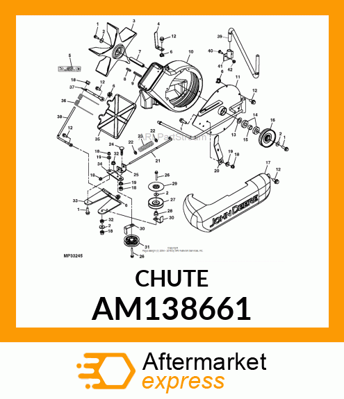 62PF SERVICE HOUSING ASSEMBLY AM138661