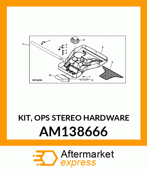 KIT, OPS STEREO HARDWARE AM138666