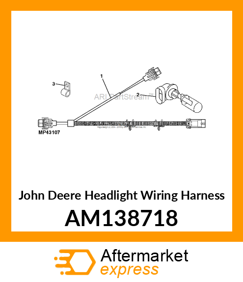 HARNESS, HEADLIGHT AM138718