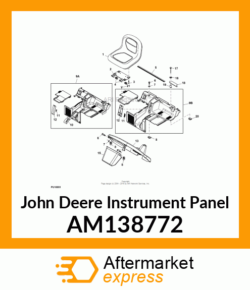 INSTRUMENT PANEL, PANEL, INSTRUMENT AM138772