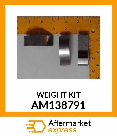 KIT, PRIMARY CLUTCH WEIGHT AM138791