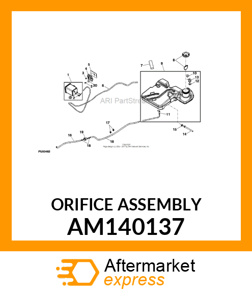 ORIFICE ASSEMBLY AM140137