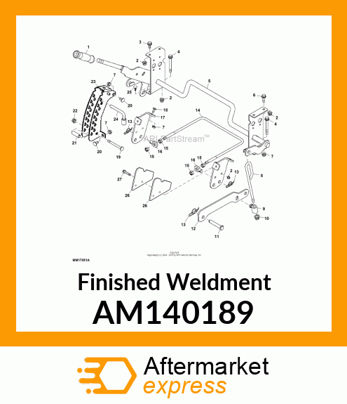 Finished Weldment AM140189