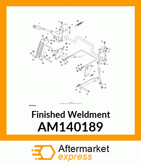 Finished Weldment AM140189