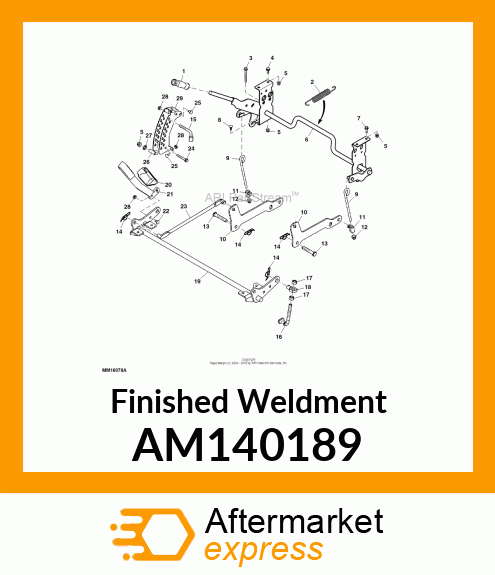 Finished Weldment AM140189