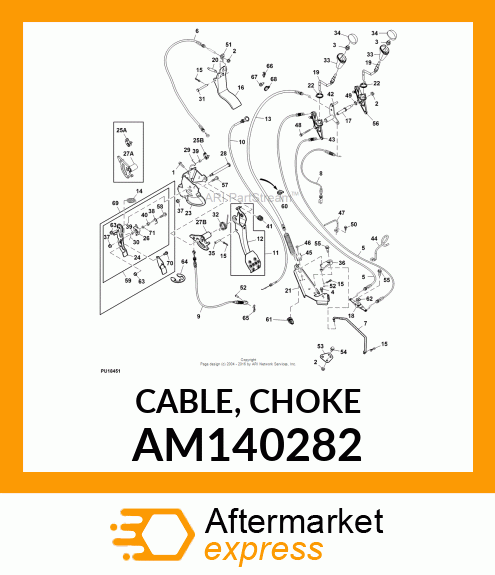 CABLE, CHOKE AM140282