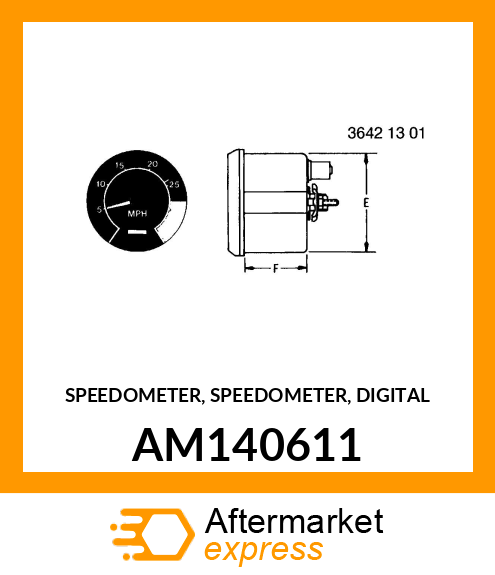 SPEEDOMETER, SPEEDOMETER, DIGITAL AM140611