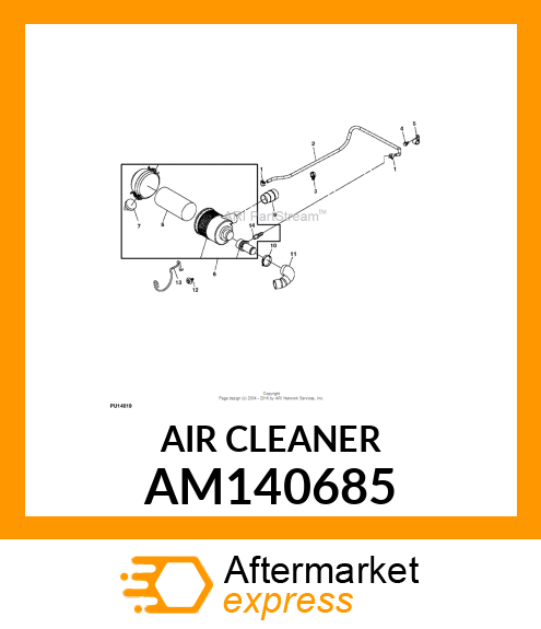 AIR CLEANER AM140685