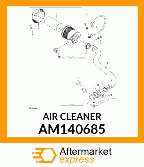 AIR CLEANER AM140685