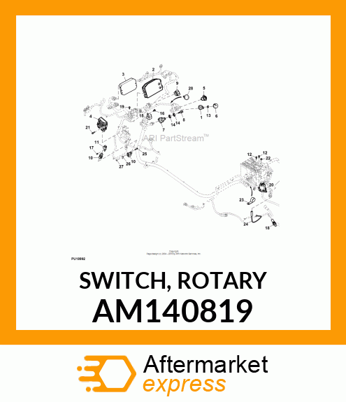 SWITCH, ROTARY AM140819