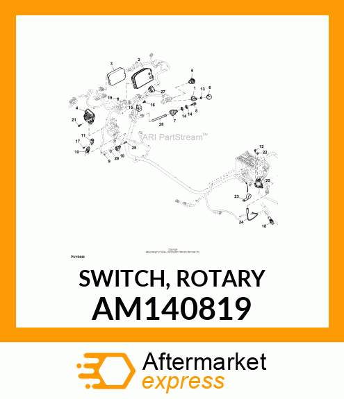 SWITCH, ROTARY AM140819