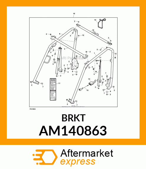 BUCKLE, SEAT BELT WITH SWITCH AM140863