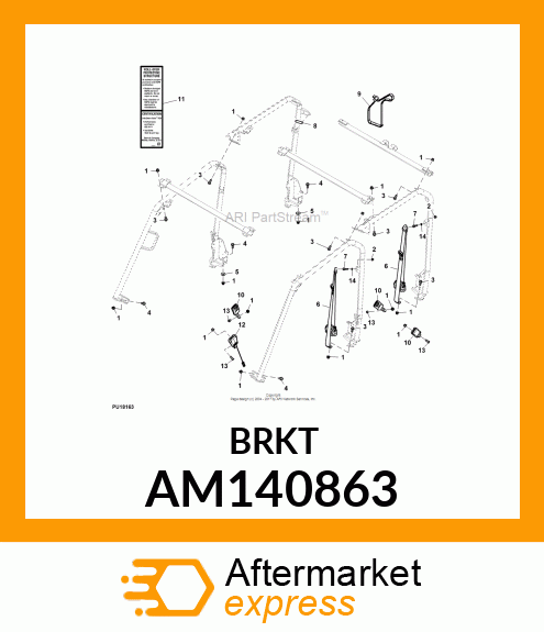 BUCKLE, SEAT BELT WITH SWITCH AM140863