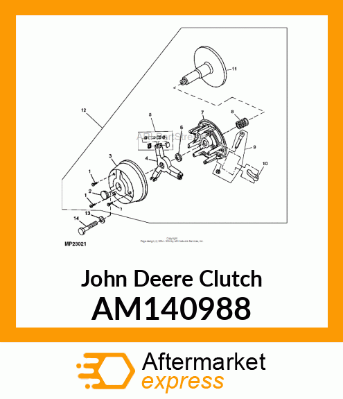 CLUTCH, DRIVE AM140988