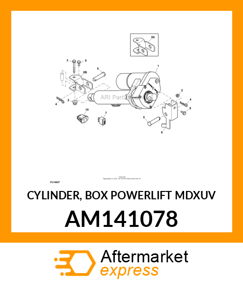 CYLINDER, BOX POWERLIFT MDXUV AM141078