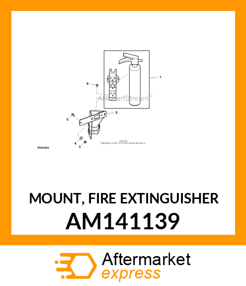 MOUNT, FIRE EXTINGUISHER AM141139