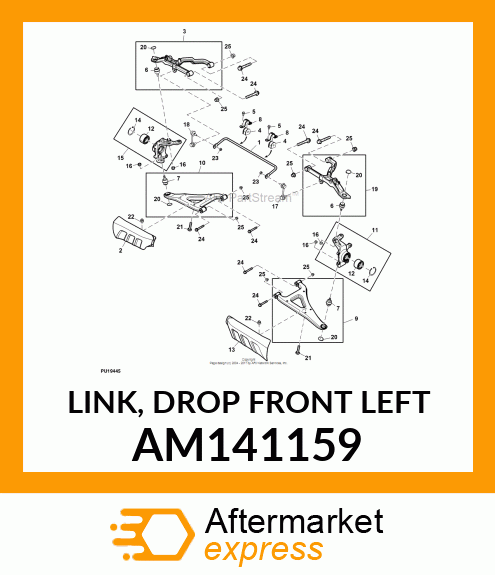 LINK, DROP FRONT LEFT AM141159