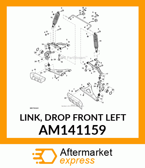 LINK, DROP FRONT LEFT AM141159