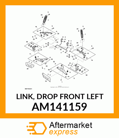 LINK, DROP FRONT LEFT AM141159