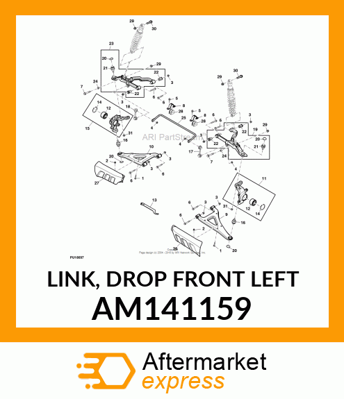 LINK, DROP FRONT LEFT AM141159