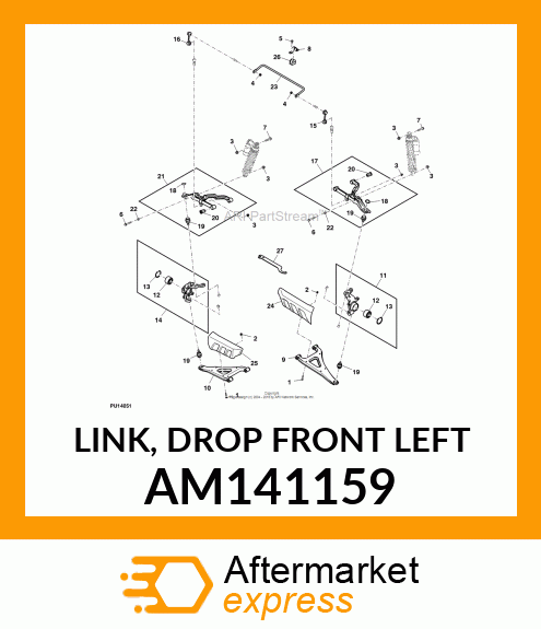 LINK, DROP FRONT LEFT AM141159