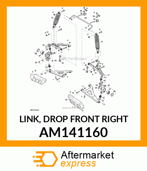 LINK, DROP FRONT RIGHT AM141160