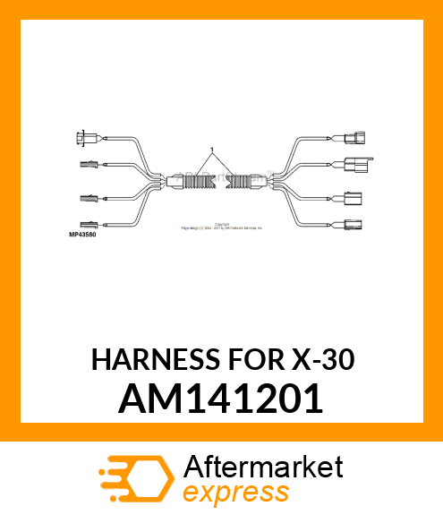 HARNESS FOR X AM141201