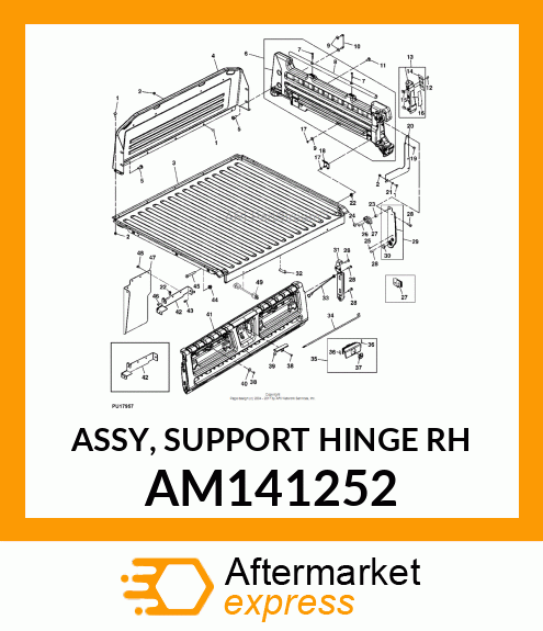 ASSY, SUPPORT HINGE RH AM141252