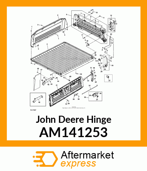 ASSY, SUPPORT HINGE LH AM141253