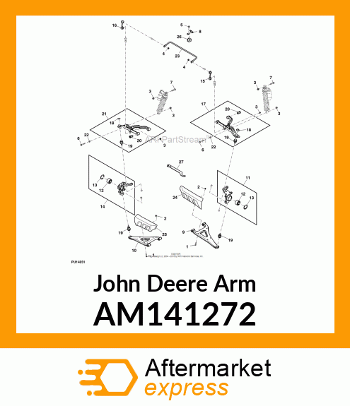 ARM, FRONT UPPER RIGHT ASSY AM141272