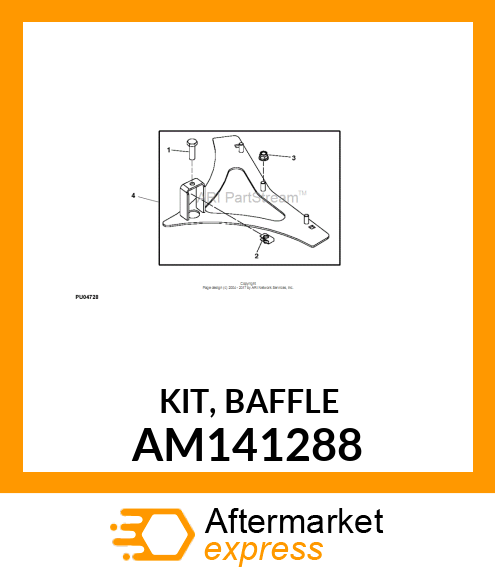 KIT, BAFFLE AM141288