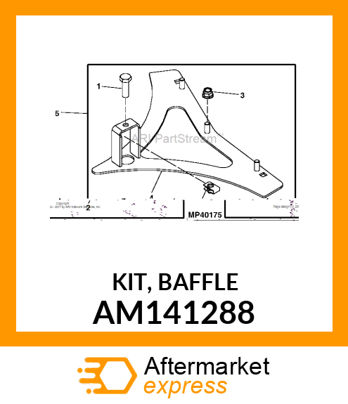 KIT, BAFFLE AM141288