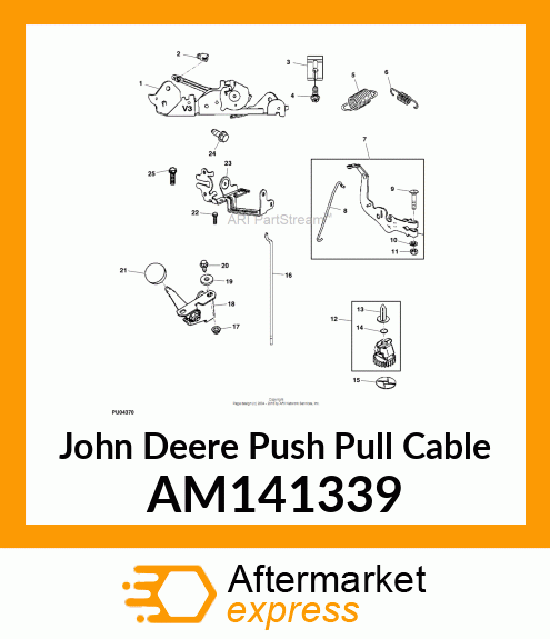 CONTROL, THROTTLE/CHOKE AM141339