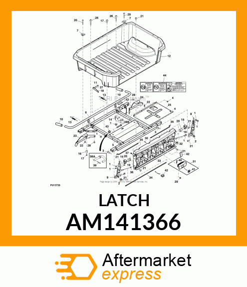 ASSEMBLY, CARGO BOX D RING AM141366