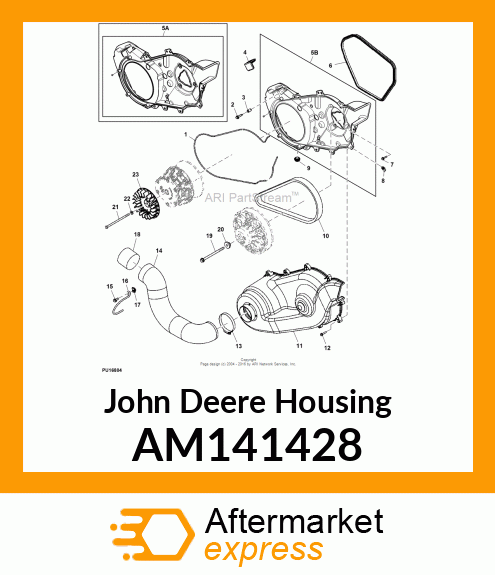 HOUSING, HOUSING, CLUTCH (INNER) AM141428