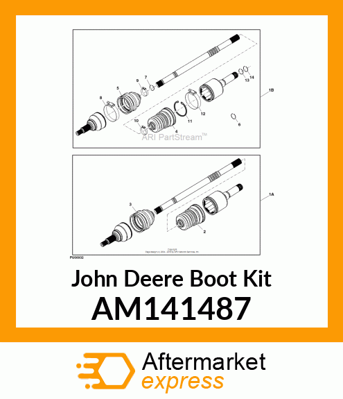 KIT, REAR OUTBOARD CV BOOT AM141487