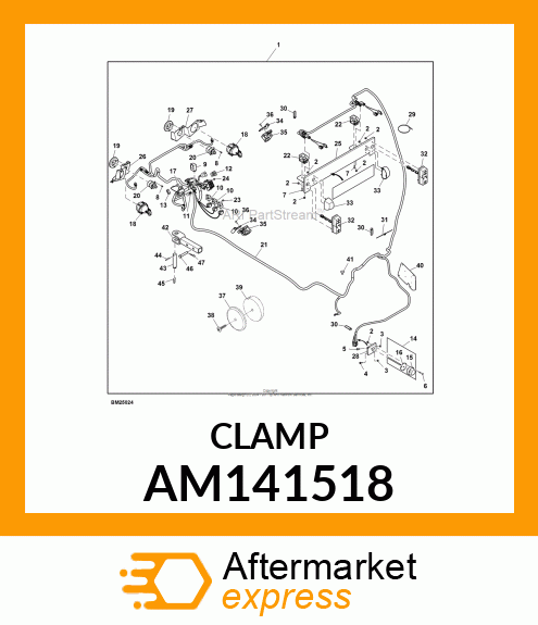 CLAMP, CAM LOCK, XLB AM141518