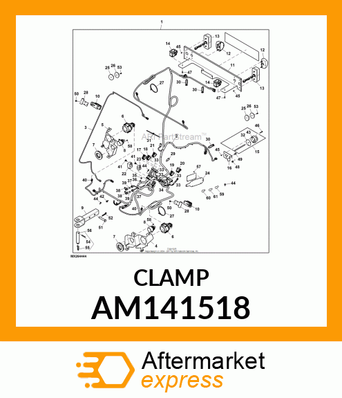 CLAMP, CAM LOCK, XLB AM141518