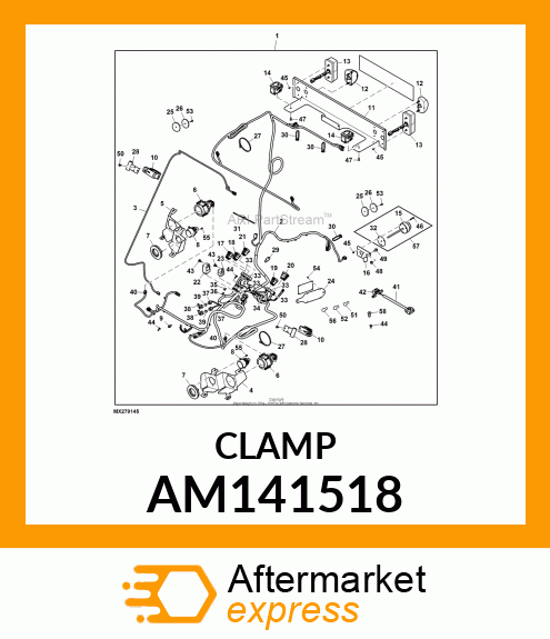 CLAMP, CAM LOCK, XLB AM141518