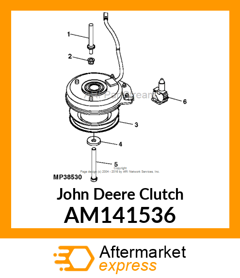 CLUTCH, CLUTCH, HIGH TORQUE PTO AM141536