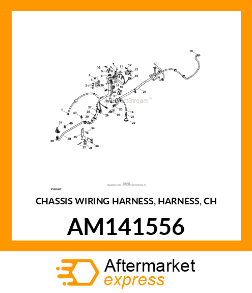 CHASSIS WIRING HARNESS, HARNESS, CH AM141556