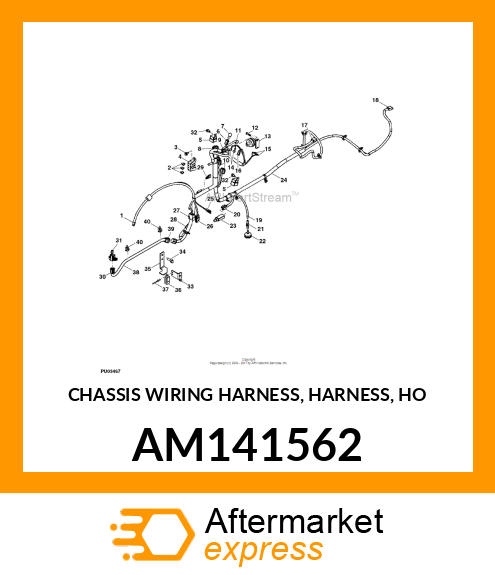 CHASSIS WIRING HARNESS, HARNESS, HO AM141562