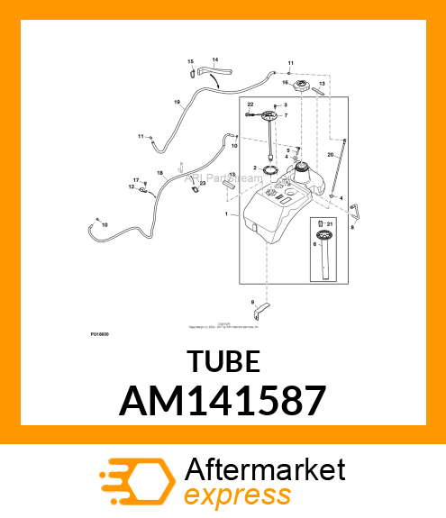 FITTING, RETURN AM141587