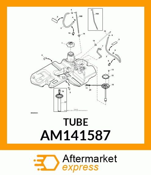 FITTING, RETURN AM141587