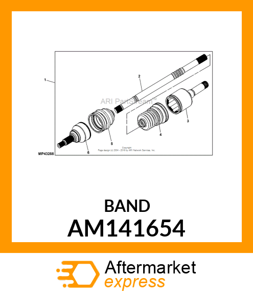 CLAMP, HOUSING AM141654