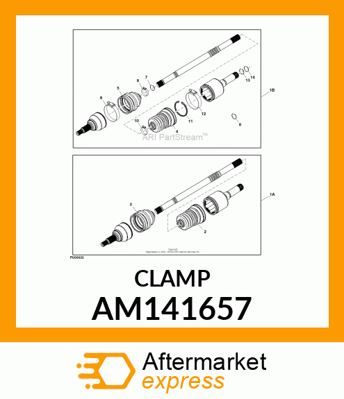 CLAMP, HOUSING AM141657