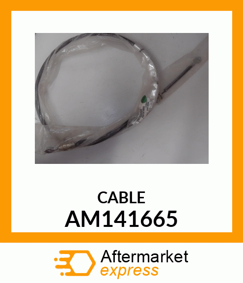 CABLE, ASSY, WET PARK BRAKE, 2P SI AM141665