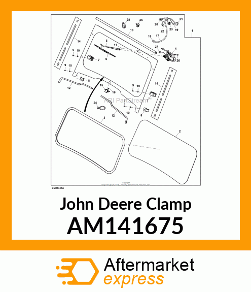 CLAMP, SNAP AM141675